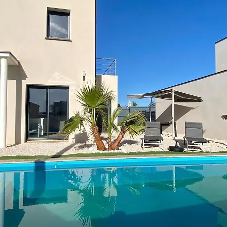 Climatisée Pour 8 Personnes Avec Piscine Privée Villa