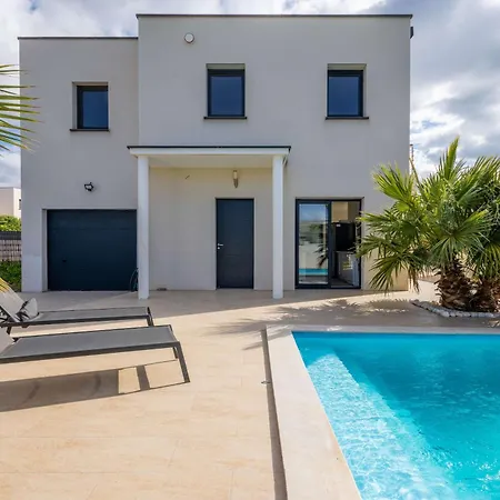 Climatisee Pour 8 Personnes Avec Piscine Privee Vila Sérignan